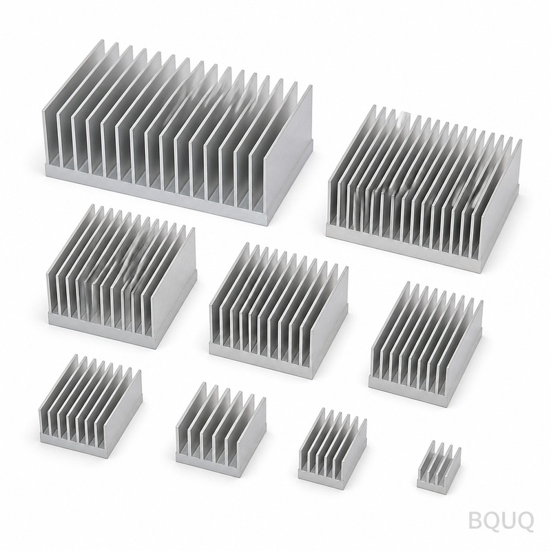 Disipador de Calor de Aluminio con Aletas Unidas B