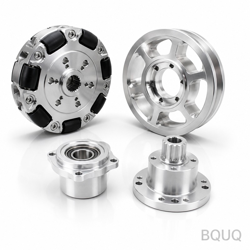 Cubos de Rueda para Robots Mecanizados por CNC Per