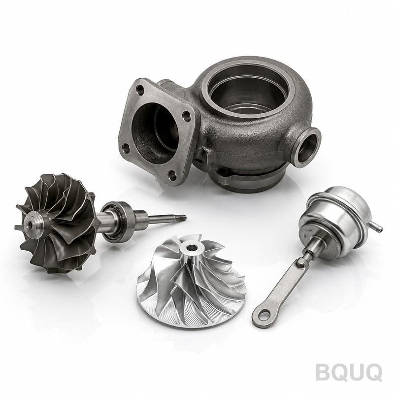 BQUQ Piezas de Turbocompresor Mecanizadas por CNC 