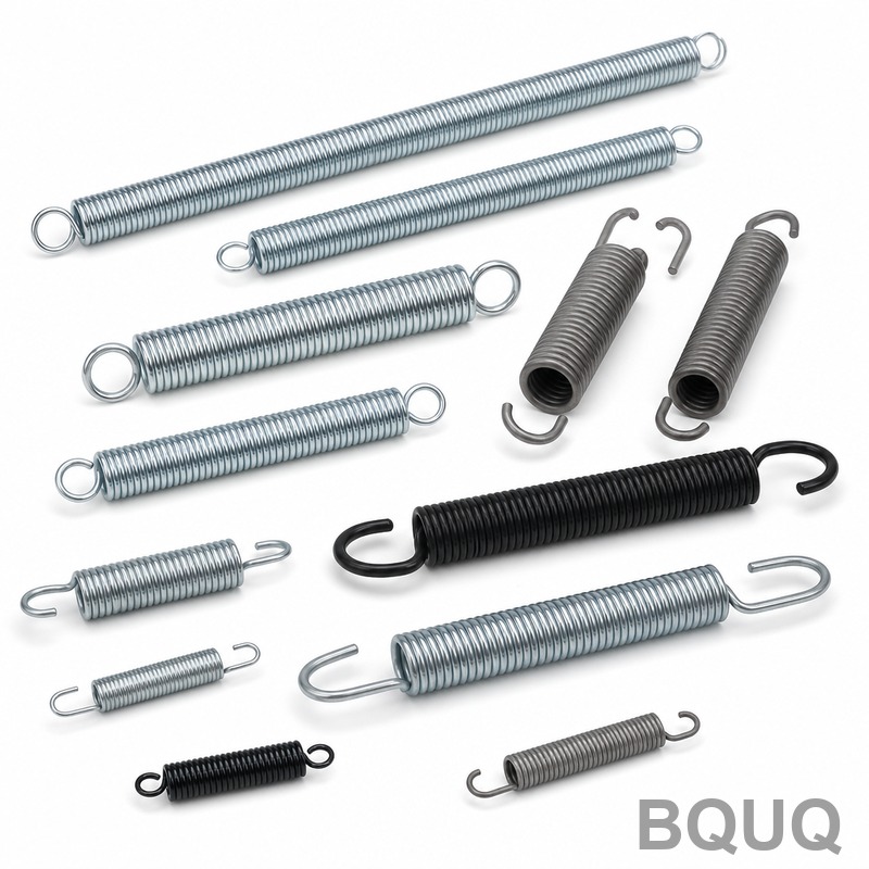 Colección 02 de Resortes de Extensión de Acero Ino