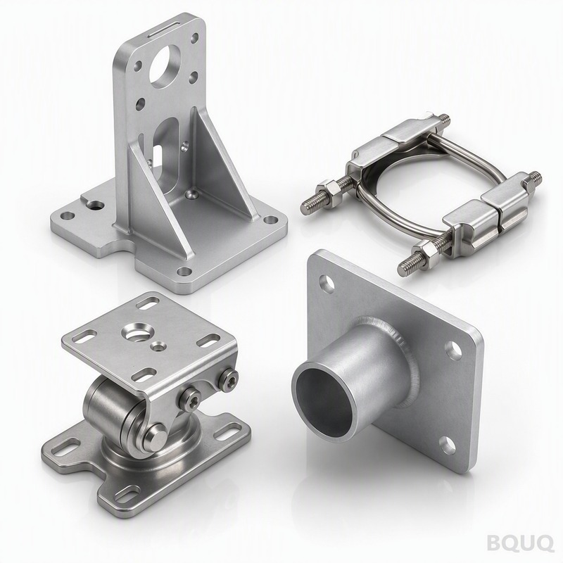 Soportes de Montaje para Antenas Mecanizados por CNC BQUQ – Tolerancia de 0.005mm, Plazo de Entrega de 7 Días