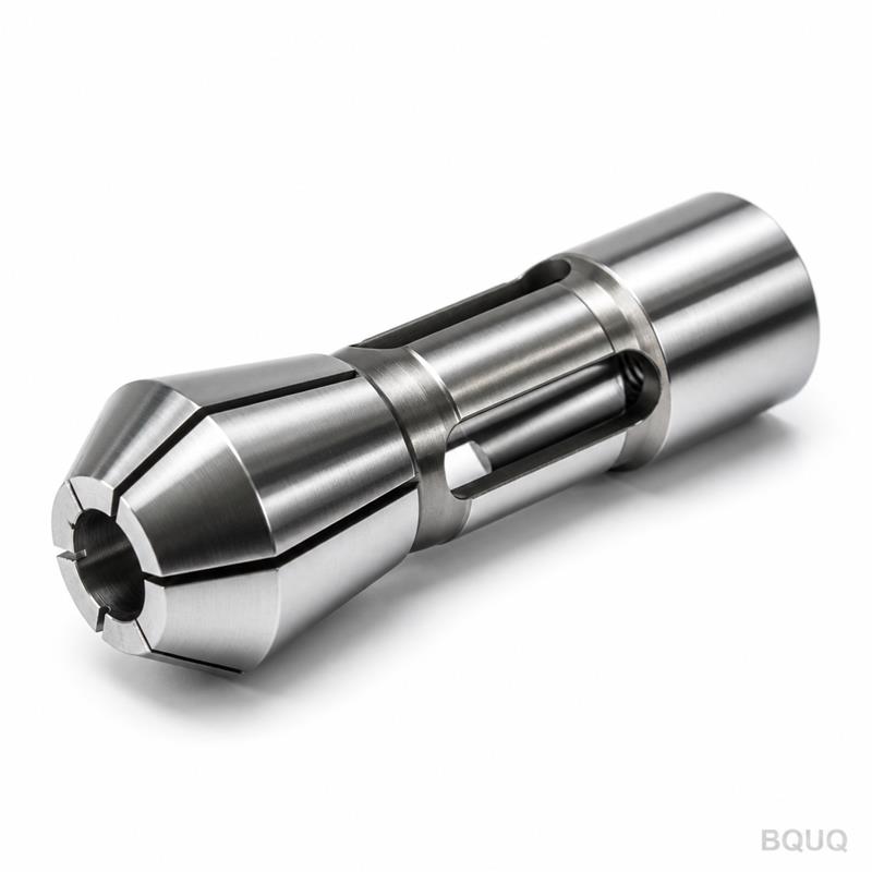 BQUQ Pinza Tipo 15 con Ranura para Pasador para Torno Automático Mecanizada por CNC