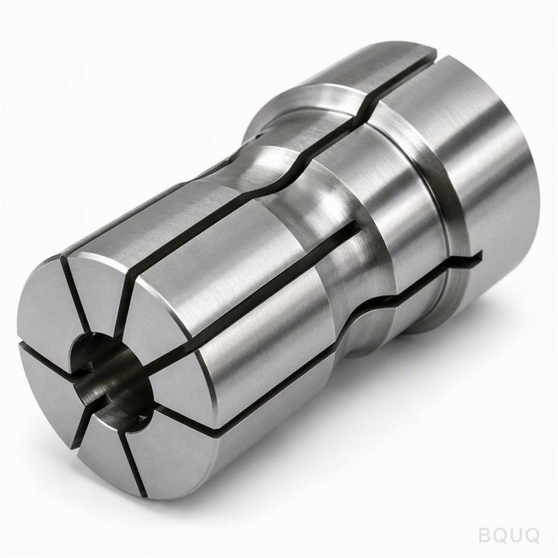 BQUQ Pinza Tipo 25 para Torno Automático con Ranura de Cintura, Mecanizada por CNC