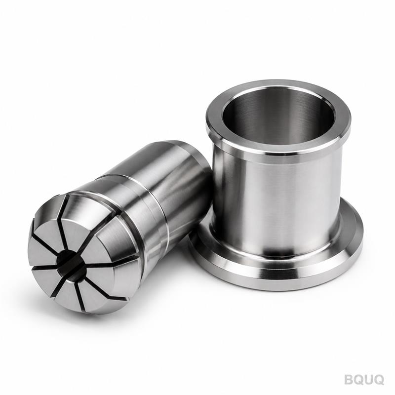Pinza de Ajuste Personalizada para Torno Automático con Juego de Casquillo Guía, Mecanizado CNC | BQUQ