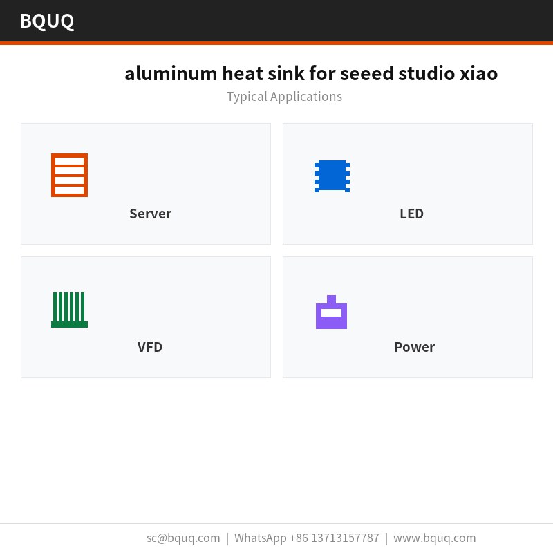 disipador de calor de aluminio para seeed studio xiao
