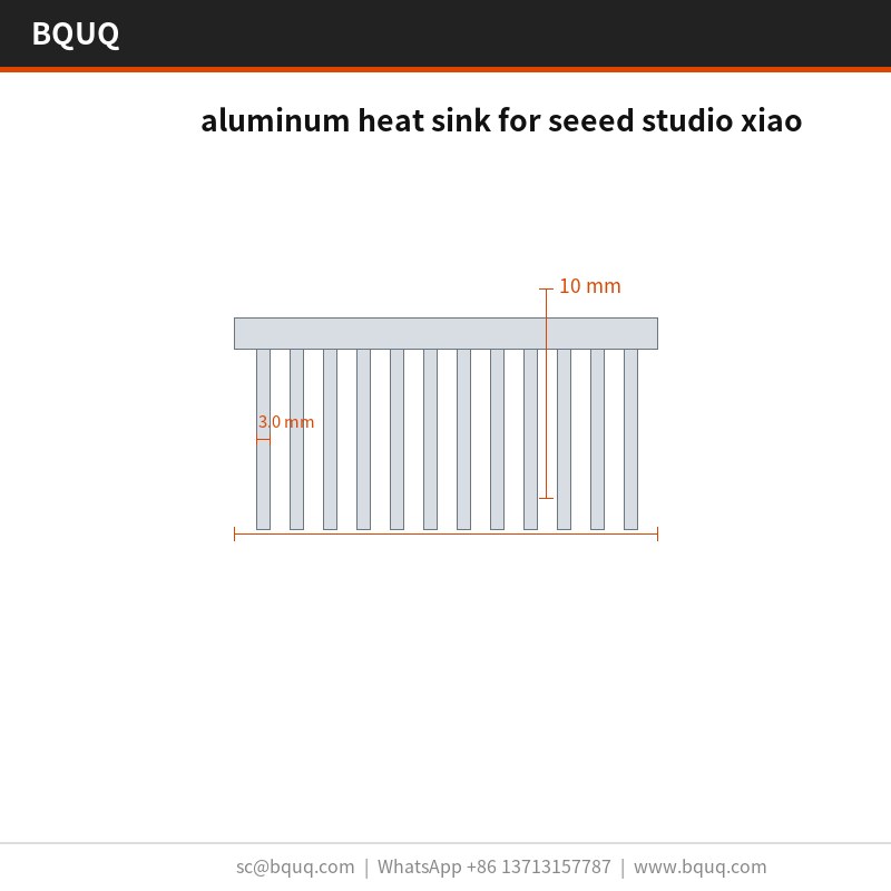 disipador de calor de aluminio para seeed studio xiao