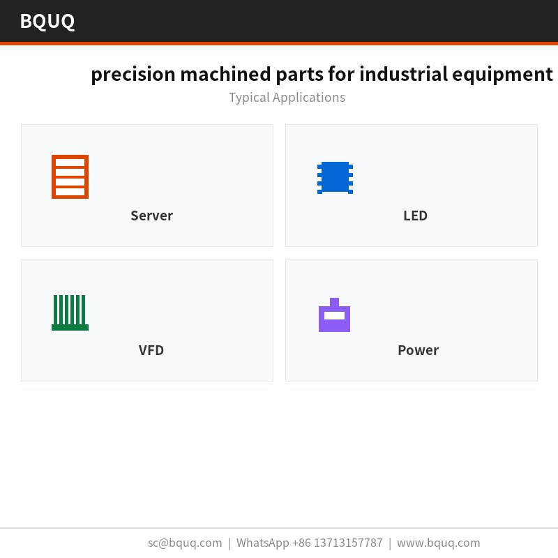 Piezas mecanizadas de precisión para equipos industriales
