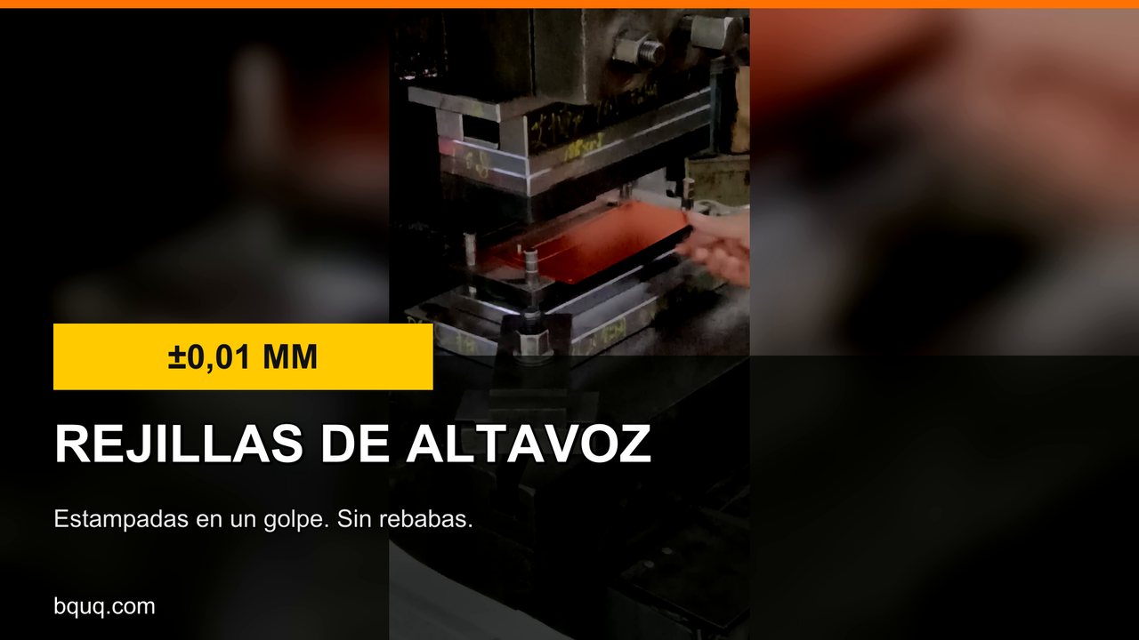 Rejillas de altavoz estampadas | Rejillas metálicas sin rebabas