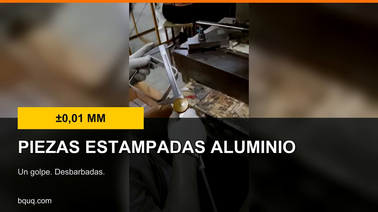 Piezas de aluminio estampadas | Un golpe, desbarbadas, 100 por ciento inspeccionadas